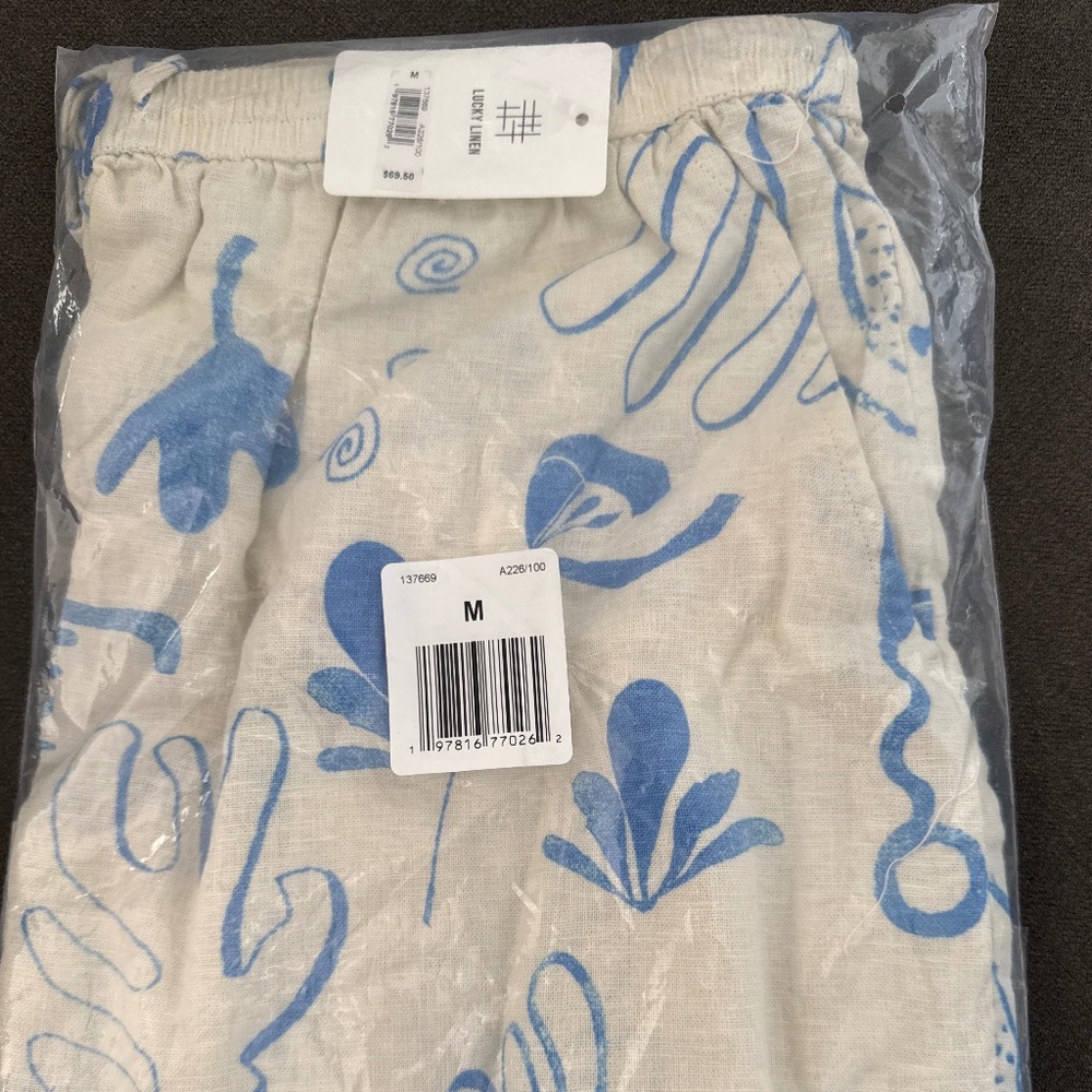 Lucky Brand Linen Shorts Size M - Picture 2 of 4